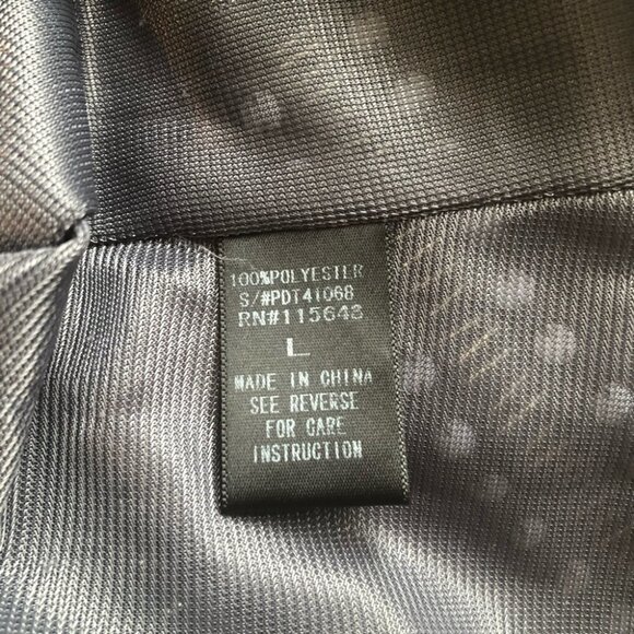 Black namebrand Lined Mini Dress Grey with Beautiful Beading in Front Ladies Lg - Picture 13 of 15